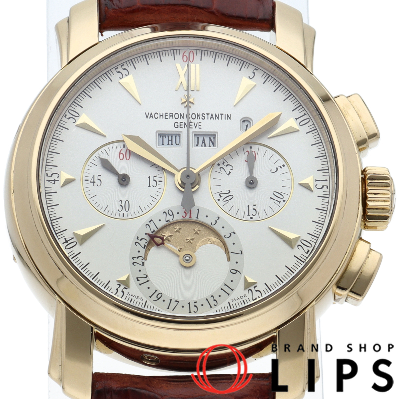 マルタ パーペチュアルカレンダー クロノグラフ 39mm 裏蓋開閉式