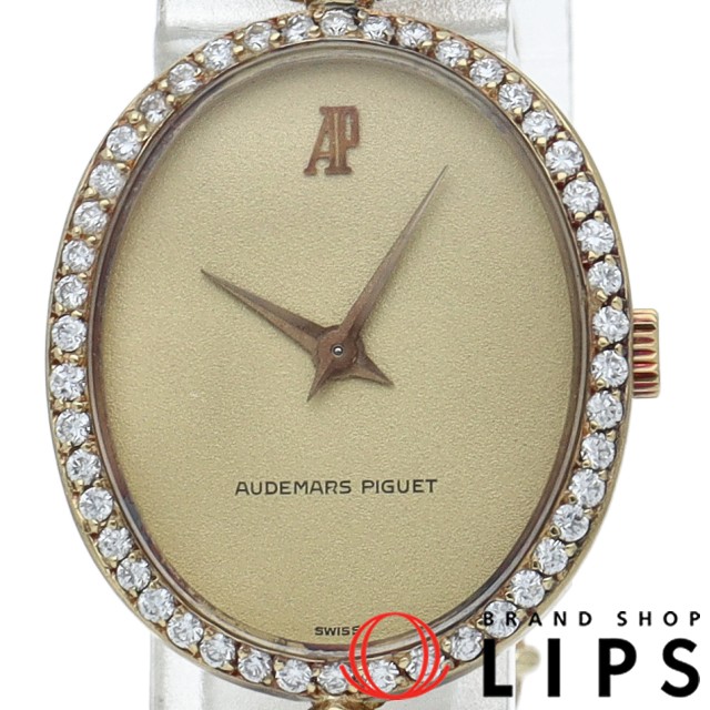 クラシック レディース時計 ダイヤベゼル ダイヤブレス 手巻