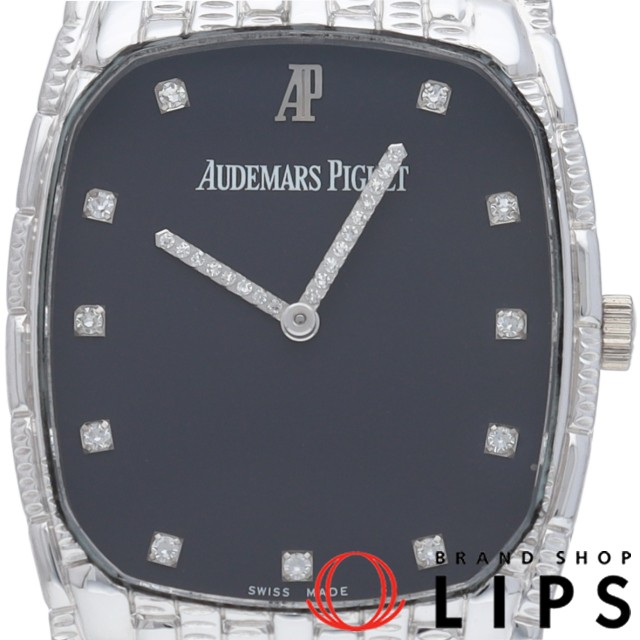 クラシック レディース時計 手巻 11Pダイヤ 針ダイヤ