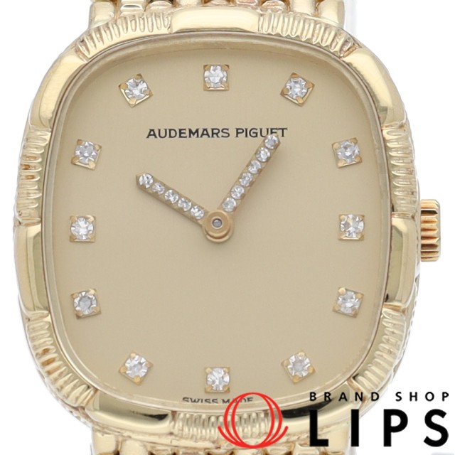 クラシック レディース時計 12Pダイヤ 針ダイヤ 手巻