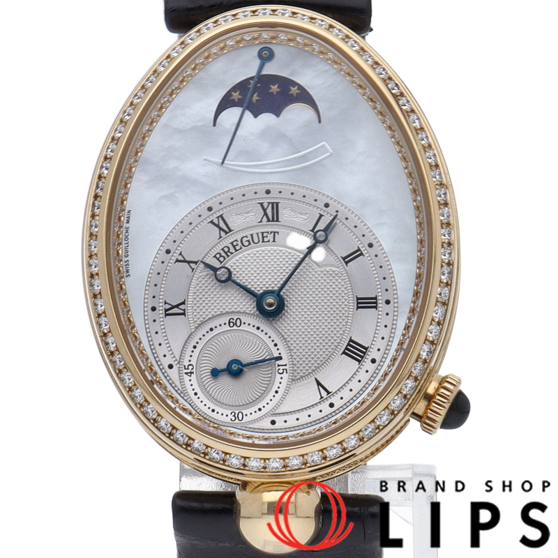 クイーン オブ ネイプルズ ウォッチ ムーンフェイズ ダイヤベゼル シェル