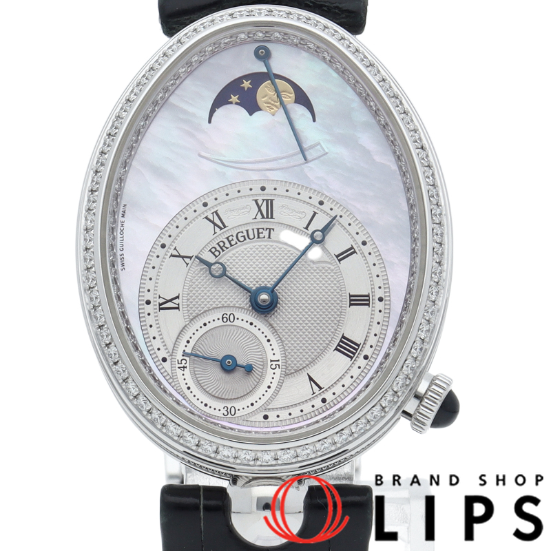 クイーンオブネイプルズ ウォッチ ムーンフェイズ ダイヤベゼル シェル