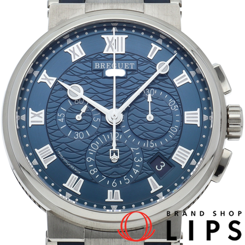 マリーン クロノグラフ 5527 ウォッチ ブルー