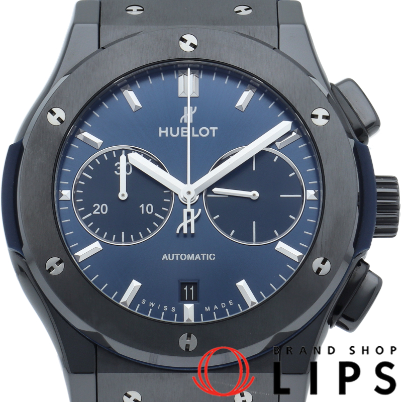 クラシックフュージョン クロノグラフ セラミック ブルー 45mm