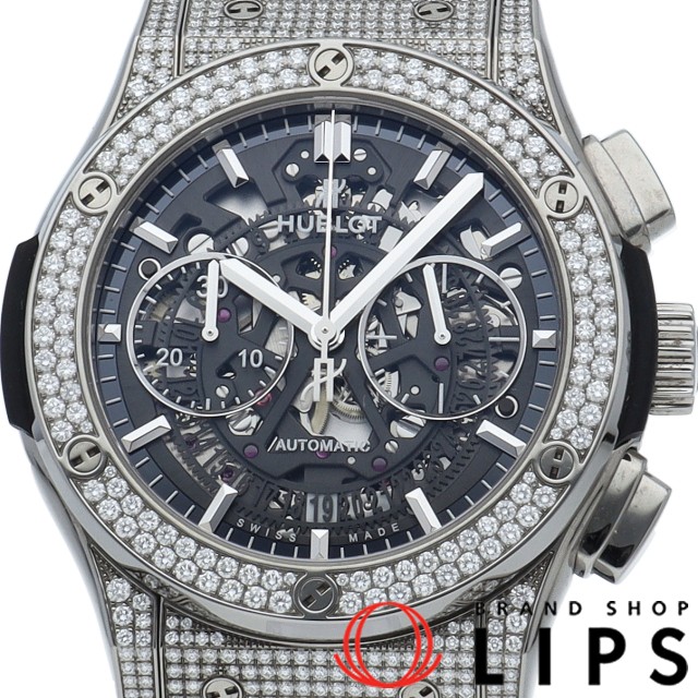 クラシック フュージョン アエロ フュージョン クロノグラフ チタニウム ダイヤベゼル ダイヤラグ