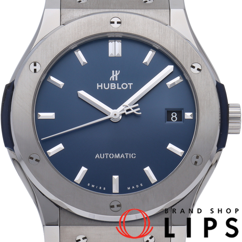 クラシック フュージョン チタニウム 45mm ブルー