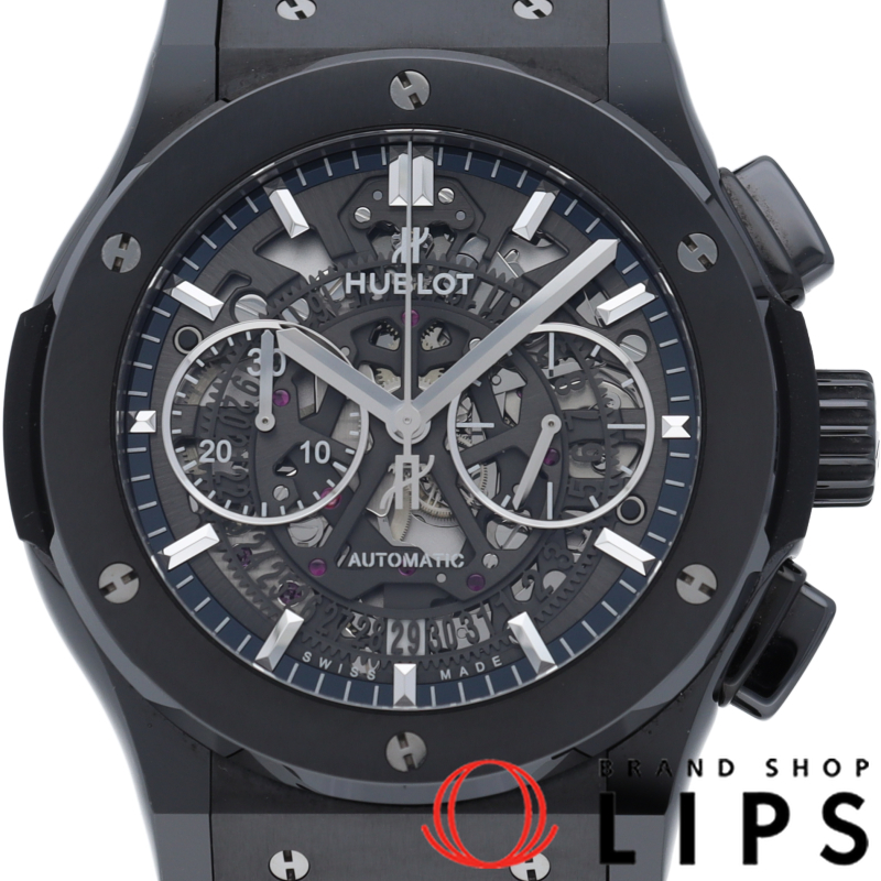 クラシック フュージョン アエロ フュージョン クロノグラフ ブラック マジック 45mm