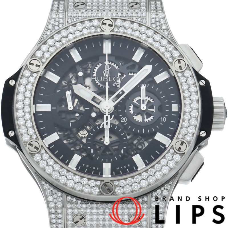 ビッグ バン アエロバン クロノグラフ 44mm ダイヤベゼル ダイヤケース