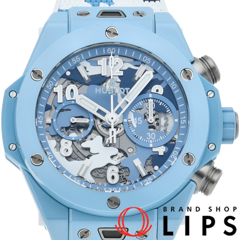 ビッグ バン ウニコ スカイブルー カモ クロノグラフ 44mm 2023年新作 日本限定100本