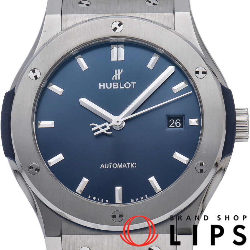 クラシック フュージョン チタニウム 45mm ブルー