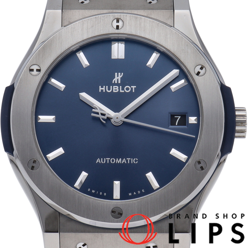 クラシック フュージョン チタニウム 45mm ブルー