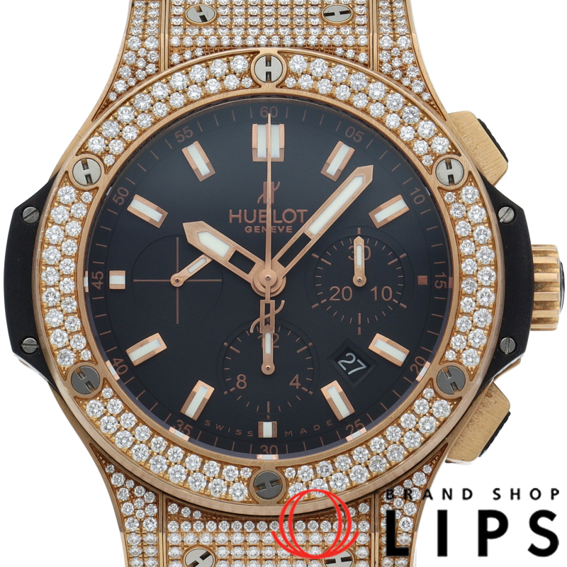 ビッグバン エボリューション クロノグラフ 44mm ダイヤベゼル ダイヤラグ