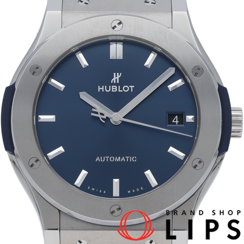 クラシック フュージョン チタニウム 45mm ブルー