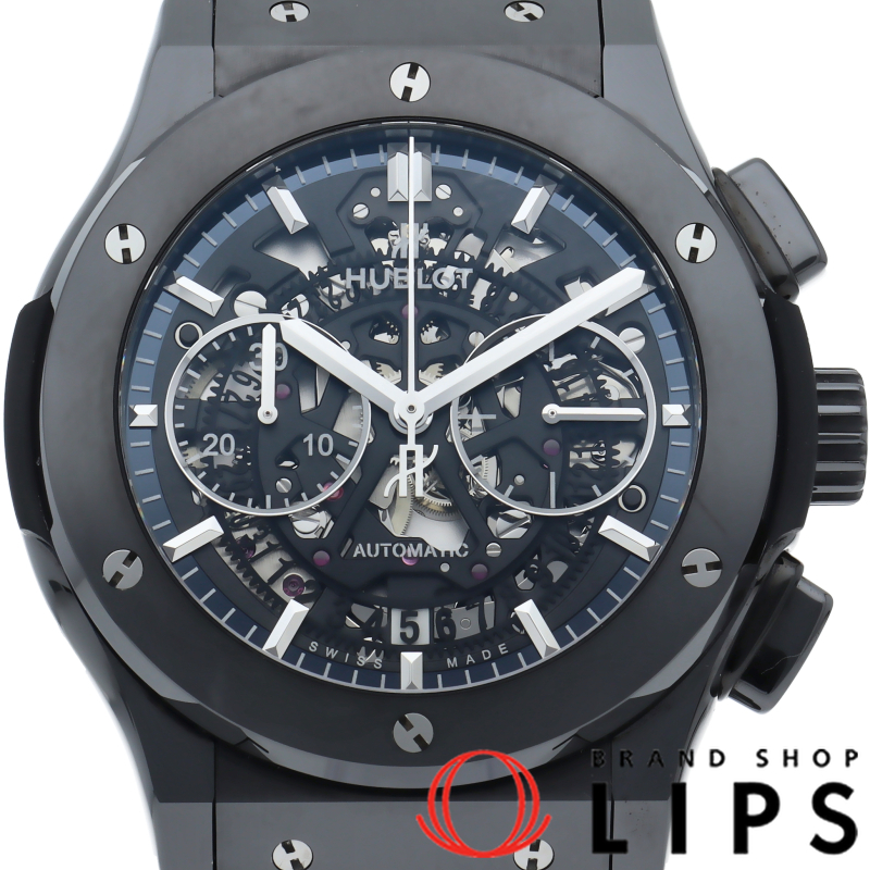 クラシックフュージョン アエロフュージョン クロノグラフ ブラックマジック 45mm