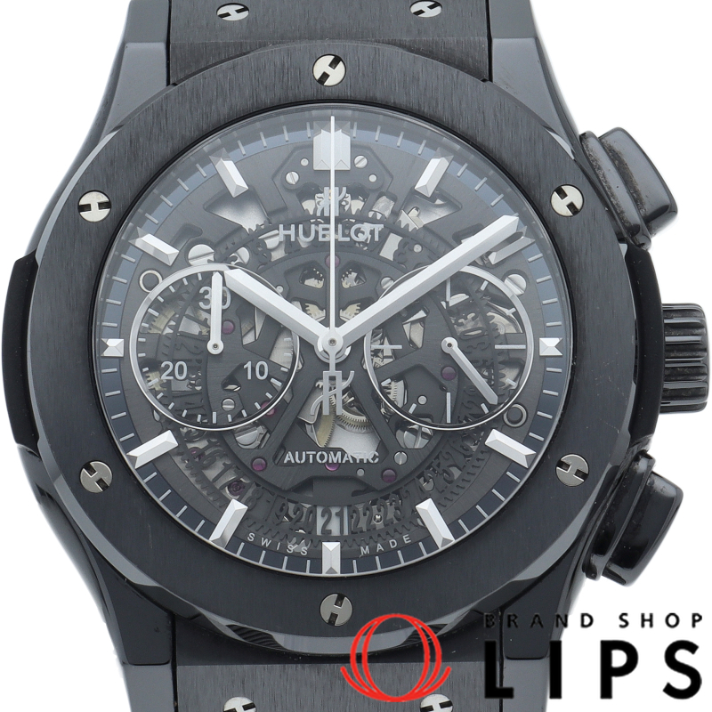 クラシックフュージョン アエロフュージョン クロノグラフ ブラックマジック 45mm