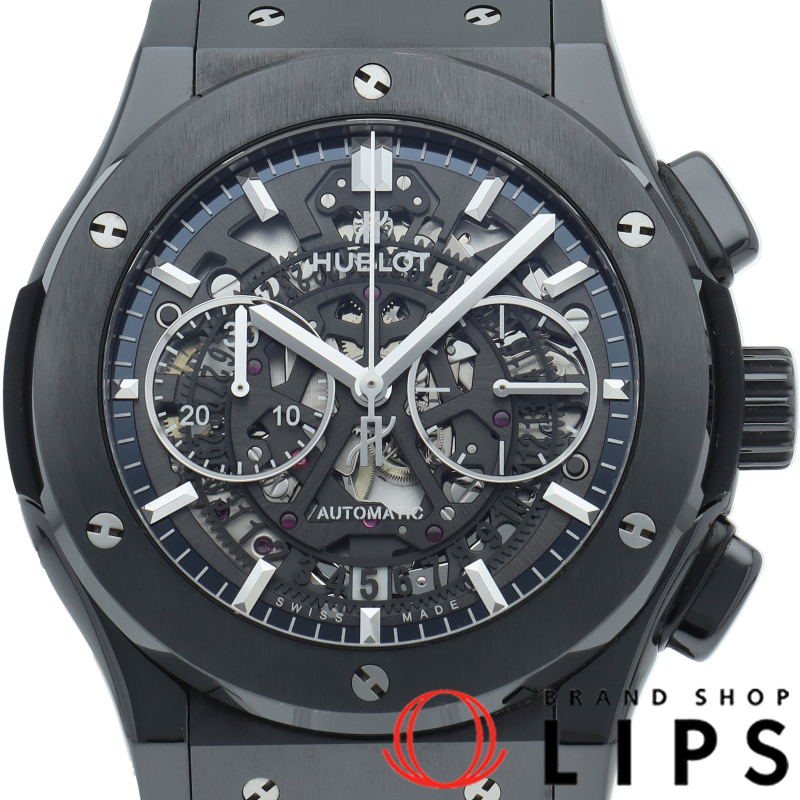 クラシックフュージョン アエロフュージョン クロノグラフ ブラックマジック 45mm