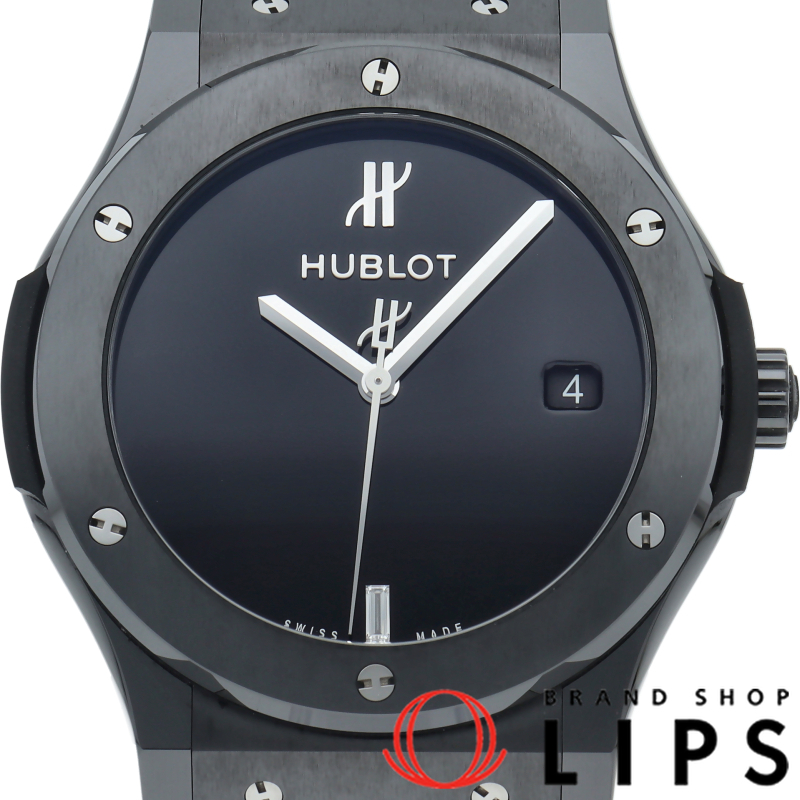 クラシックフュージョン ブラックセラミック 45mm 1Pダイヤ 世界限定88本