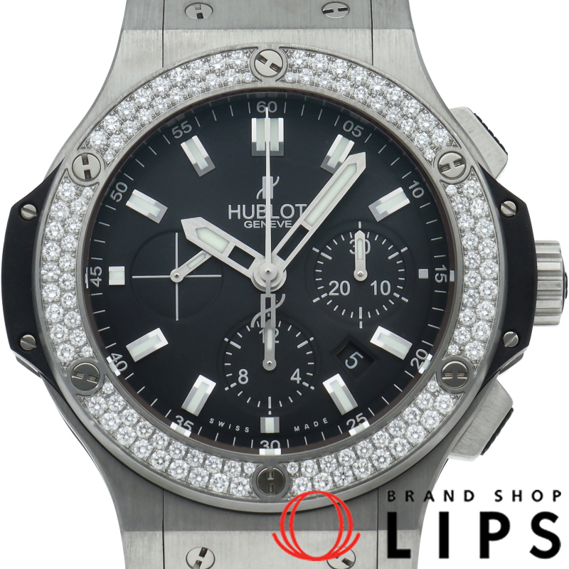 ビッグバン スチール クロノグラフ 44mm ダイヤべゼル