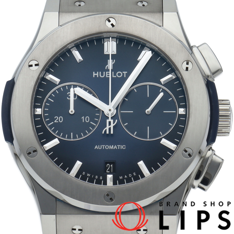 クラシック フュージョン チタニウム クロノグラフ 45mm ディープブルー 日本限定