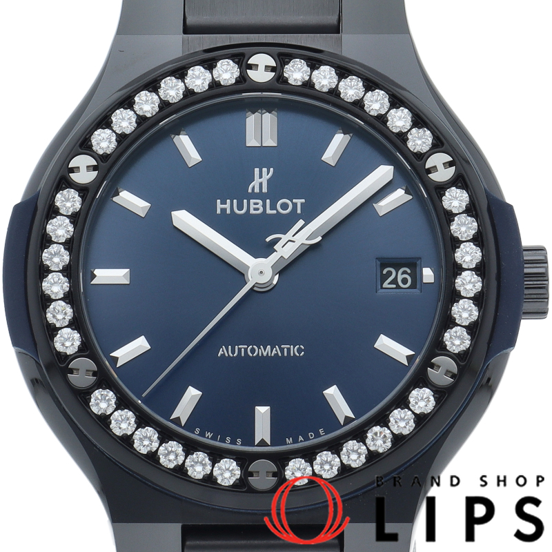 クラシックフュージョン セラミック ブルー 38mm ダイヤベゼル