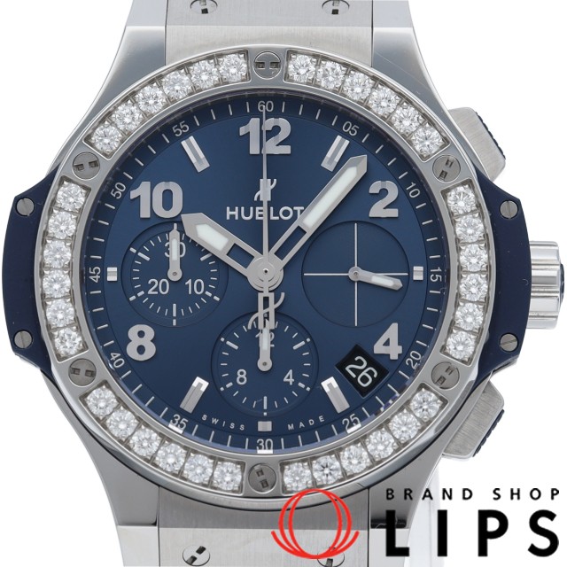 ビッグ バン スチール クロノグラフ 41mm ダイヤベゼル ブルー