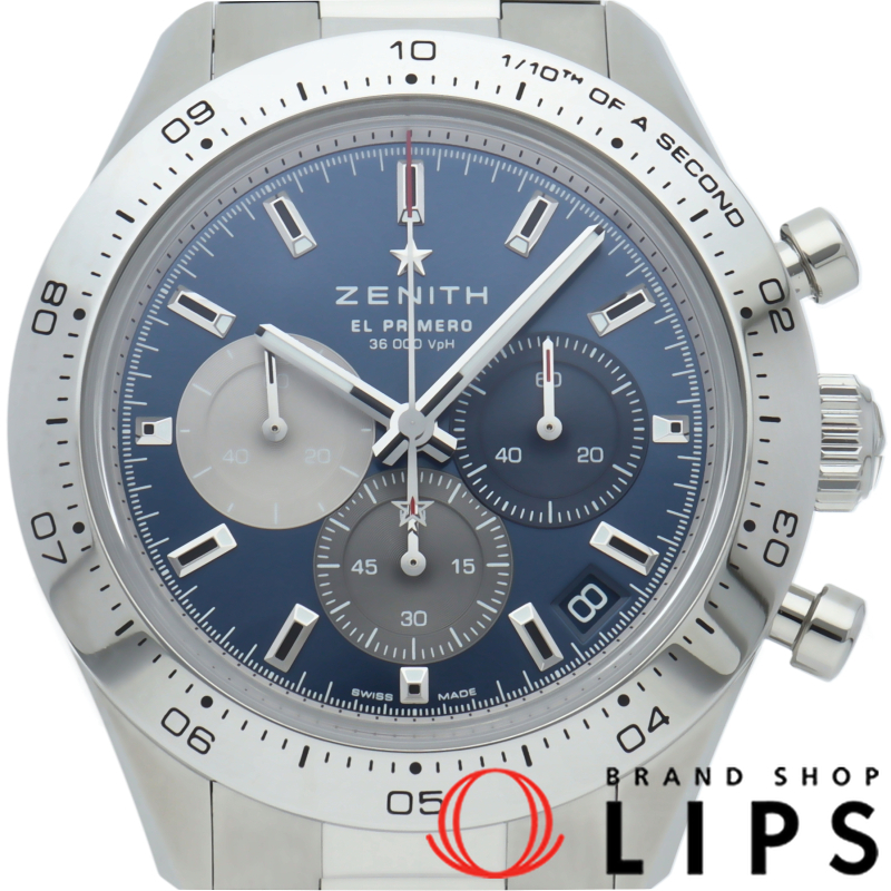 クロノマスタースポーツ ブルー ウォッチ エルプリメロ