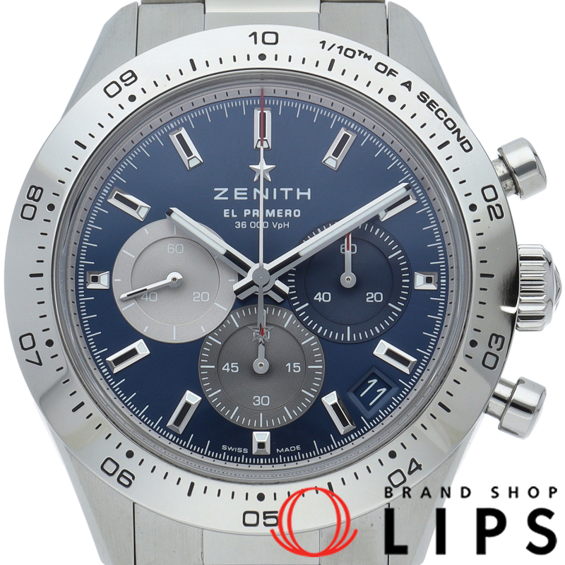 クロノマスター スポーツ ブルー ウォッチ エルプリメロ