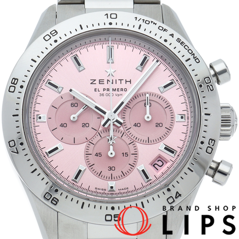 クロノマスタースポーツ ウォッチ エルプリメロ ピンク 世界限定500本