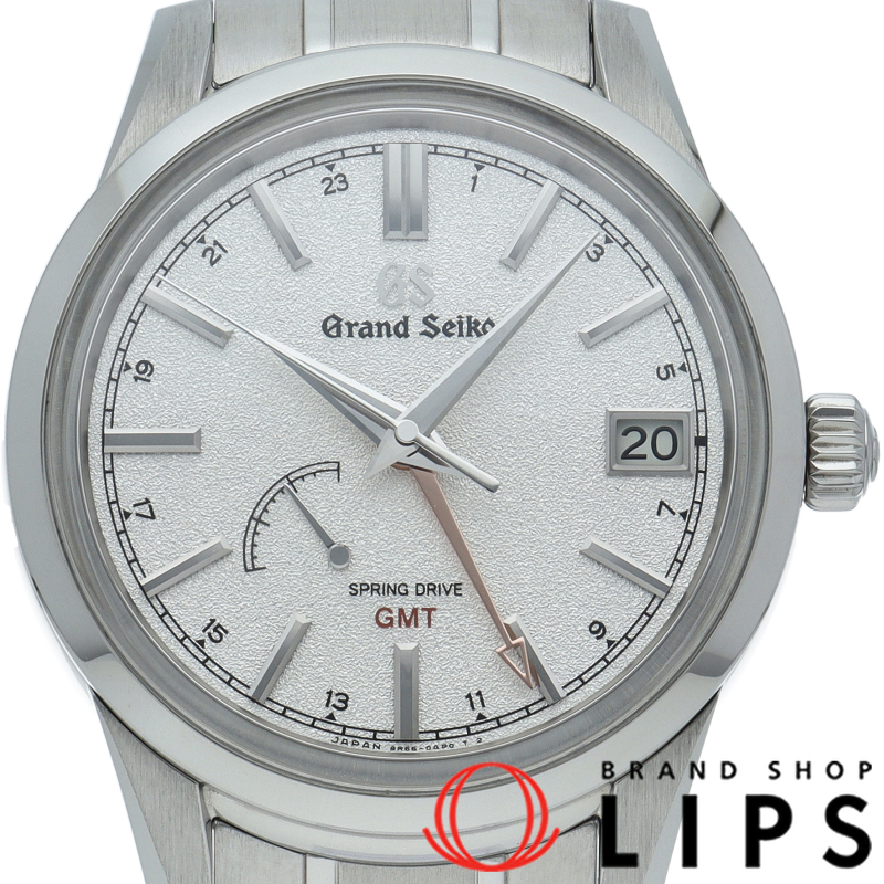グランドセイコー スプリングドライブ GMT 40.2mm 雪晴れ エレガンスコレクション
