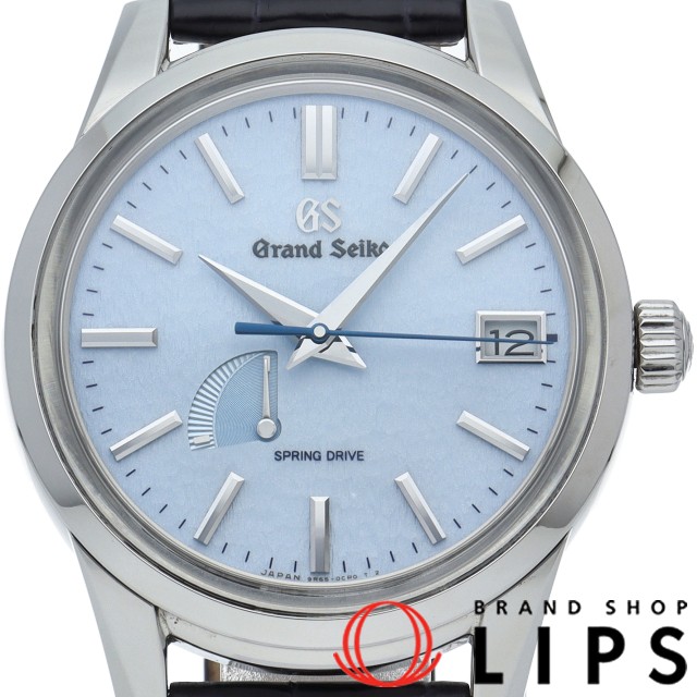 グランドセイコー スプリングドライブ 40.2mm 雪白 ブルー エレガンス コレクション