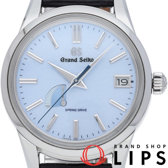 グランドセイコー スプリングドライブ 40.2mm 雪白 ブルー エレガンス コレクション