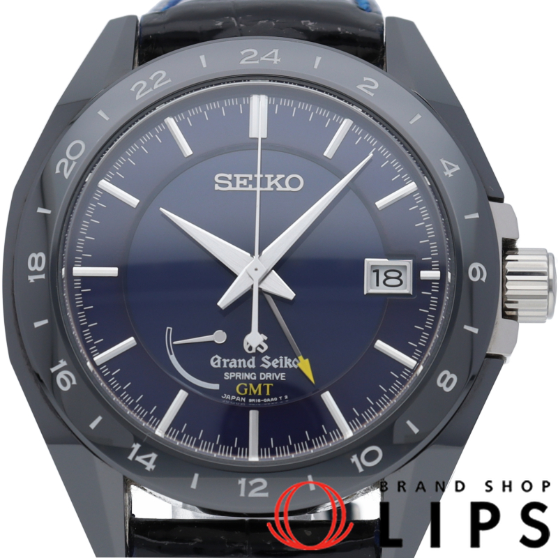 グランドセイコー スプリングドライブ GMT ブラック セラミック 世界限定500本