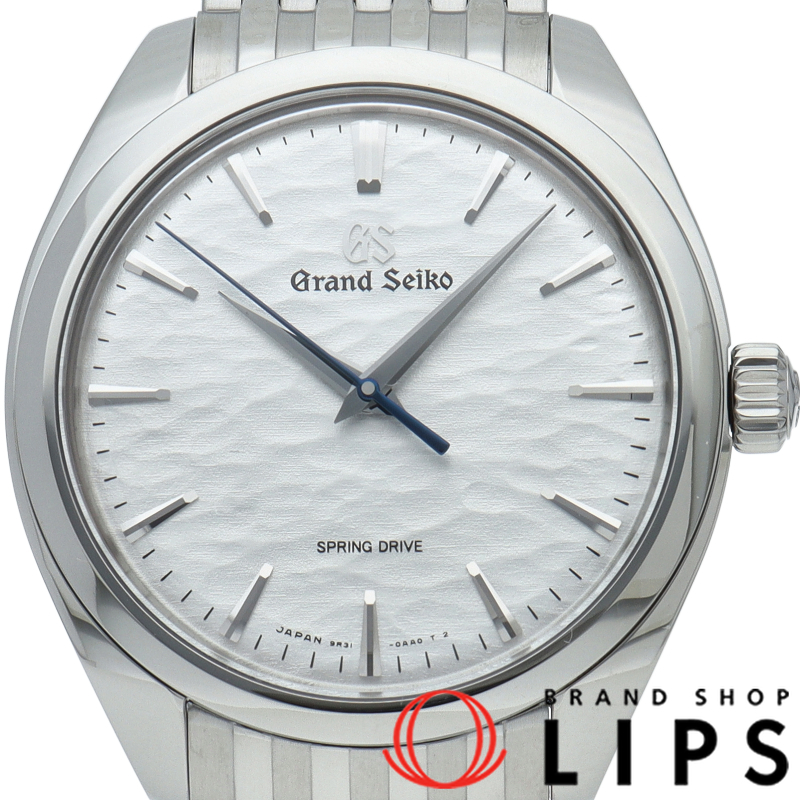 グランドセイコー スプリングドライブ 手巻 38.5mm 御神渡り エレガンスコレクション