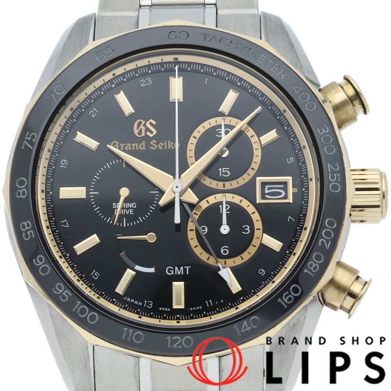 グランドセイコー スプリングドライブ クロノグラフ GMT 43.8mm セイコー創業140周年記念限定
