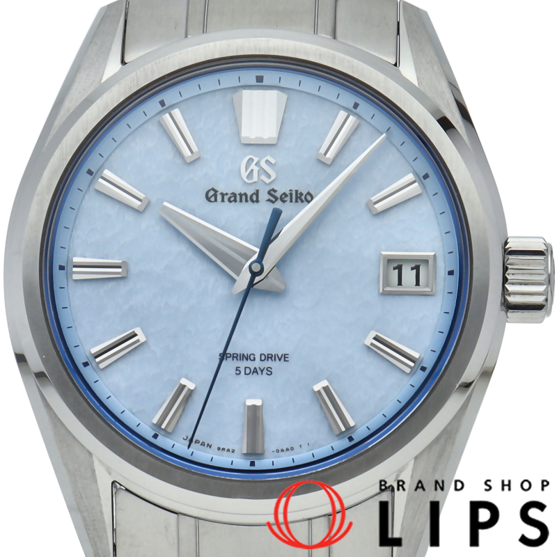 グランドセイコー スプリングドライブ 40mm 雪白ブルー AJHH特別限定 エボリューション9 コレクション