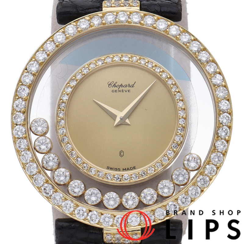 ハッピー ダイヤモンド ウォッチ 32mm ダイヤベゼル 12個ダイヤ メーカーOH済(保証期間中)