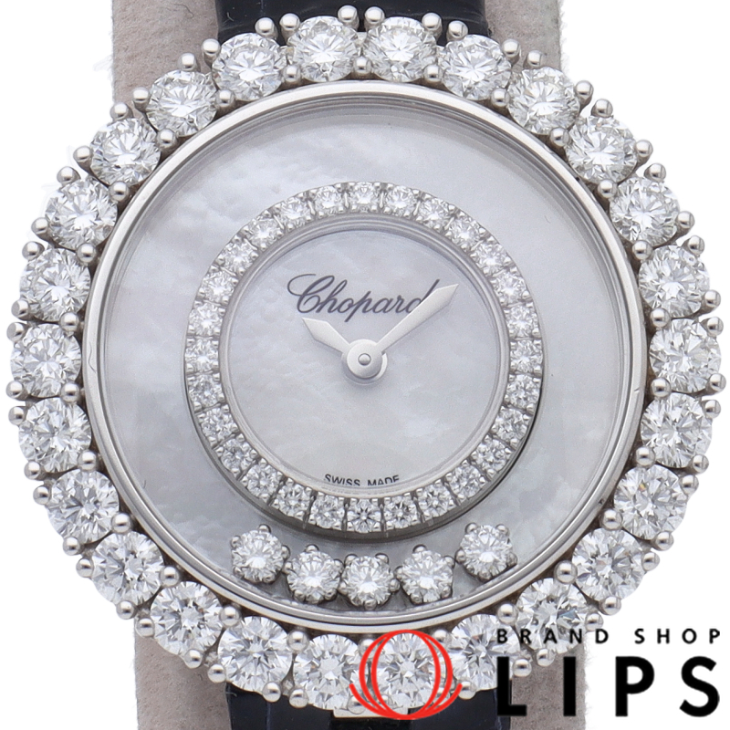 ハッピー ダイヤモンド ジュワイアリー ウォッチ 28.6mm ダイヤベゼル シェル