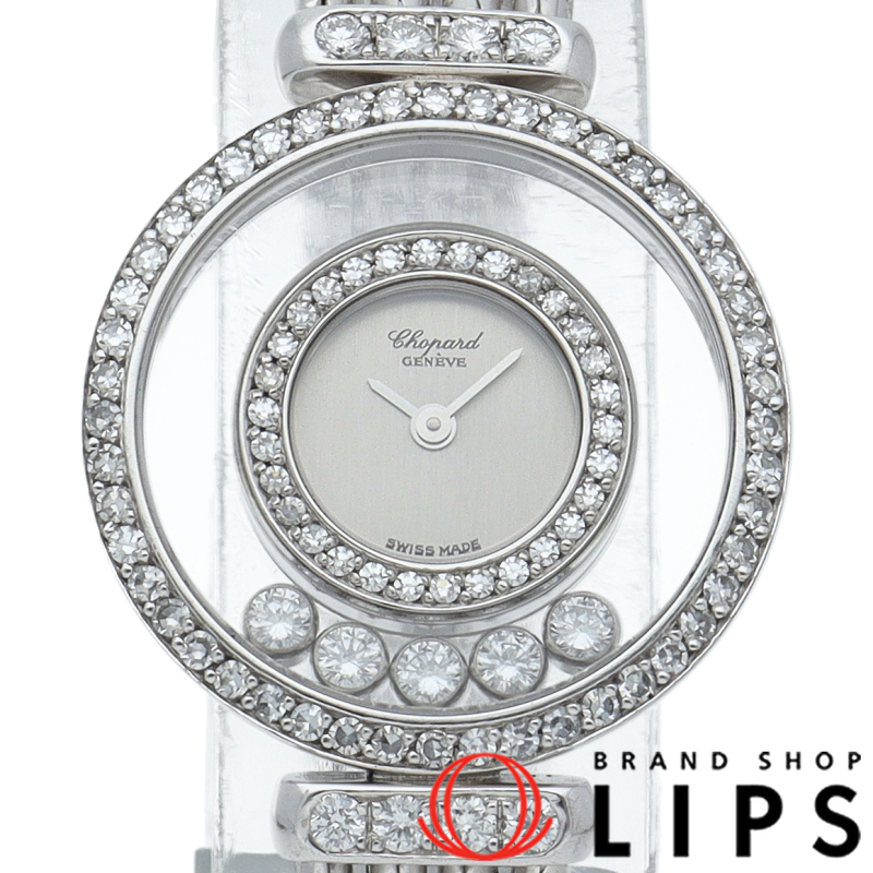 ハッピーダイヤモンド ウォッチ ダイヤベゼル 5Pダイヤ