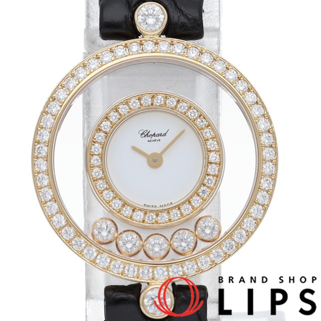 ハッピー ダイヤモンド ウォッチ ダイヤベゼル 5Pダイヤ