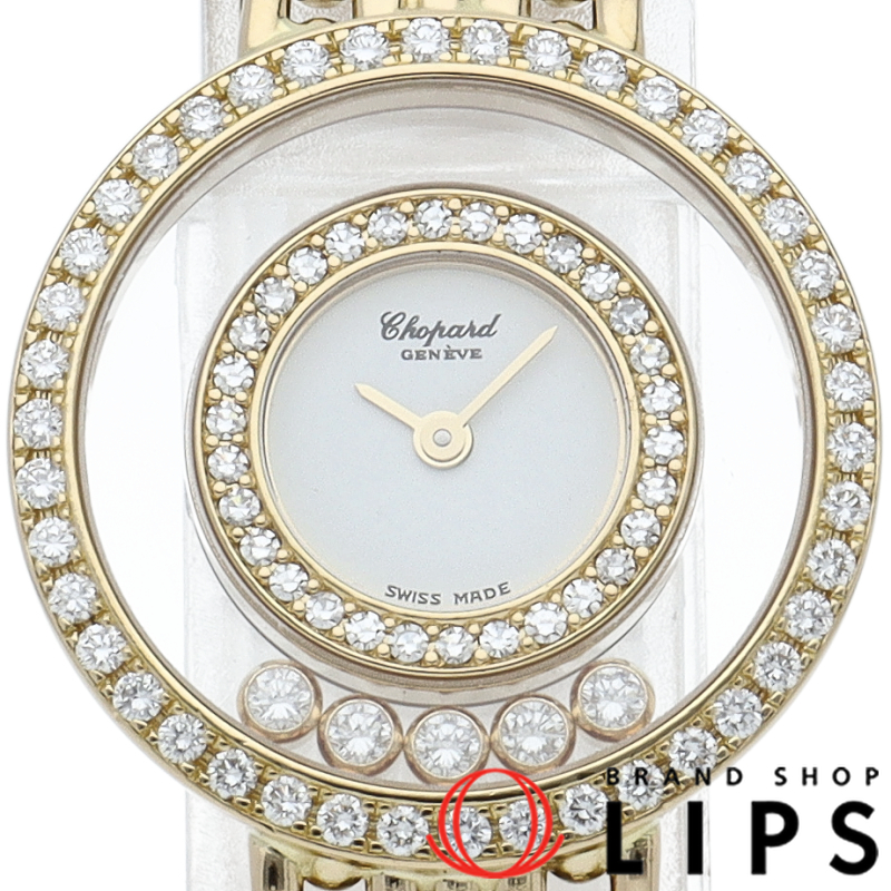 ハッピーダイヤモンド ウォッチ ダイヤベゼル 5Pダイヤ