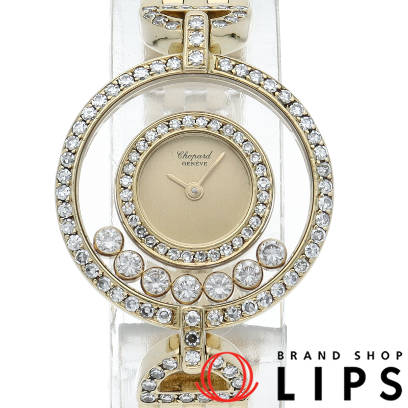 ハッピーダイヤモンド ウォッチ ダイヤベゼル 7Pダイヤ