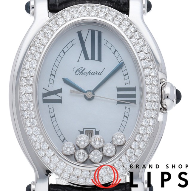 ハッピー スポーツ ウォッチ ダイヤベゼル 7Pダイヤ シェル