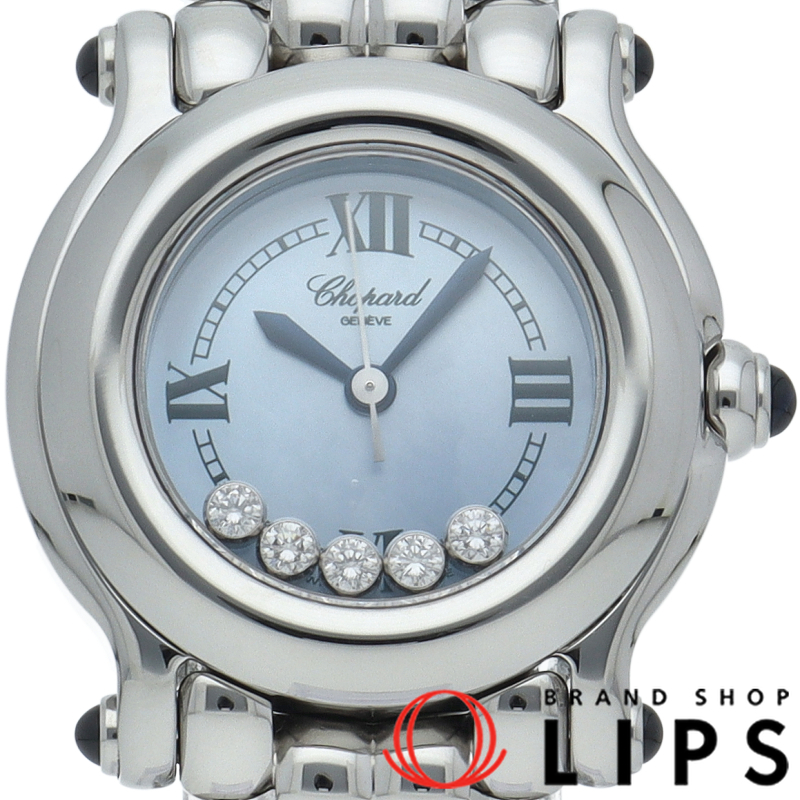 ハッピースポーツ ウォッチ 5Pダイヤ シェル