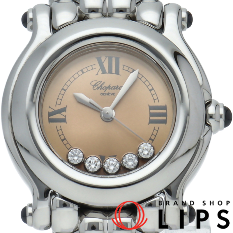 ハッピースポーツ ウォッチ 5Pダイヤ オレンジ