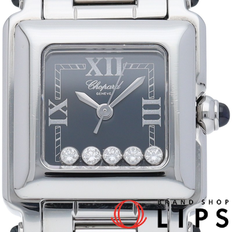 ハッピー スポーツ スクエア ミニ ウォッチ 5Pダイヤ