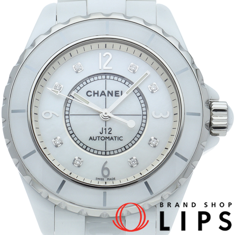 J12 ウォッチ 38mm 8Pダイヤ シェル