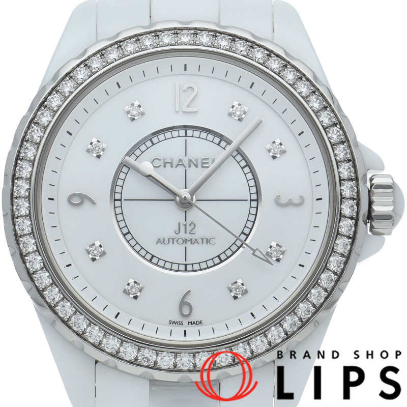 J12 ウォッチ 38mm ダイヤベゼル 8Pダイヤ