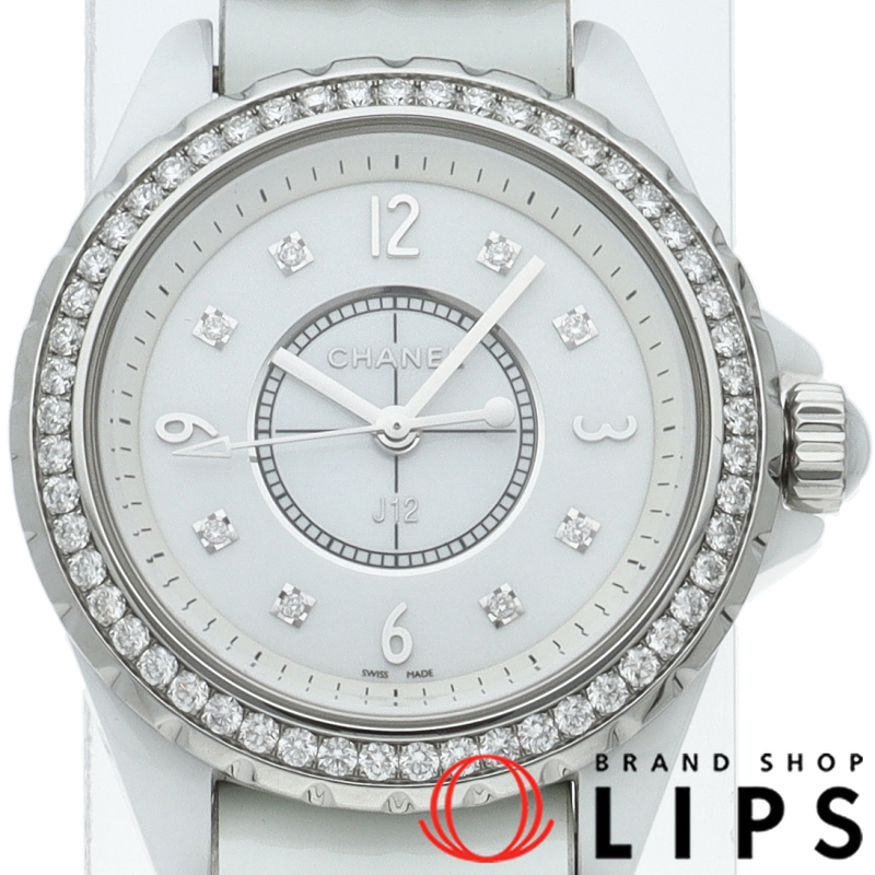 J12 G.10 ウォッチ 33mm ダイヤベゼル 12Pダイヤ