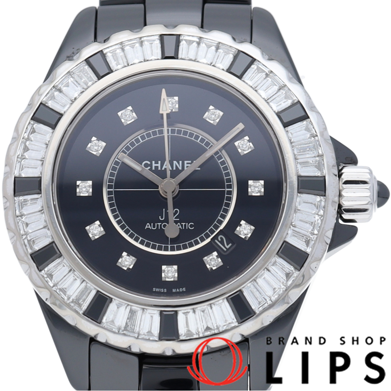 J12 ウォッチ 33mm ゴールド バケット ダイヤベゼル 12Pダイヤ