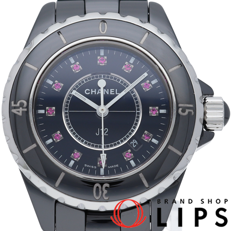 J12 ウォッチ 33mm 12Pルビー